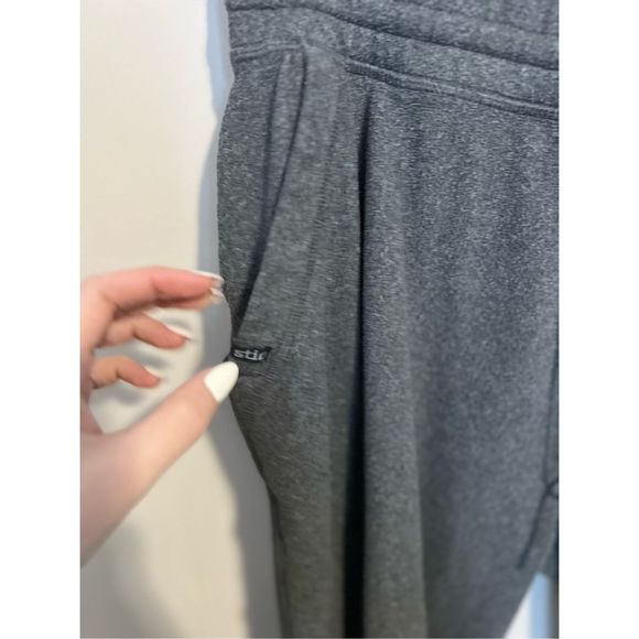 Stio Men's Dark Gray Elastic Waist Drawstring Sweatpants Size Medium - Picture 2 of 3
